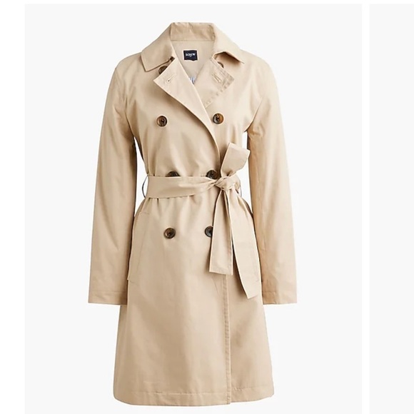 J. Crew Factory Womens Trench Coat BO622 Khaki 14